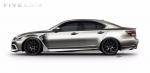 Lexus LS460 F-Sport by Five Axis 2012 года